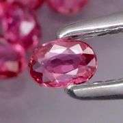 Collectors 3.19ct violet red Ruby set -Untreated!!!