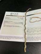 CERTIFIED  18K YELLOW GOLD DIAMOND BRACLCELT