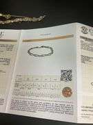 CERTIFIED 14K GOLD AND DIAMOND BRACELET