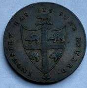 1793 Birmingham Half Penny Token