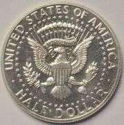 1964 Accent Hair Variety Proof Kennedy Half Dollar