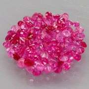 Heated only! 3ct hot pink Sapphire set!