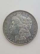 1904 Morgan Silver Dollar, Circulated "Cleaned"