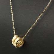 18kt Yellow gold Serpenti pendant on chain