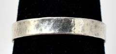 Textured Band Ring in Sterling Silver
