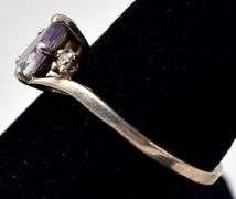 Light Purple Gemstone Ring in Sterling Silver