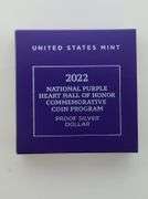 2022-W $1 National Purple Heart Hall of Honor PR DCAM