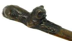 Emilie Fiero Vintage Bronze Cat Letter Opener