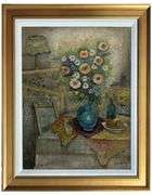 Collectible oil on canvas by Albert Goldman (1922-2011)