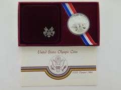 1984-S $1 Los Angeles Olympiad Coliseum PR DCAM