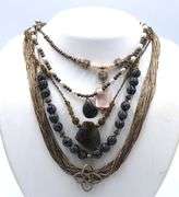 Group lot of 5 Vintage 925 sterling silver necklaces