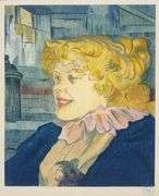 Highly Collectible Henri Toulouse-Lautrec Lithograph 'The Lady of the Star Harbour' with Certificate