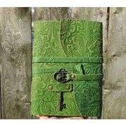 Handmade Leather Journal with Deckle Edge Paper
