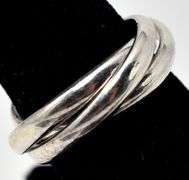 Three Hoop Stackable Ring in Sterling Silver