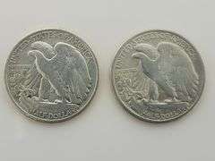 1941 & 1942 Walking Liberty Half Dollars