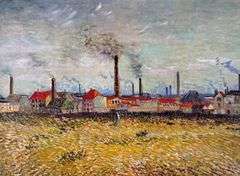 Collectible Vincent Van Gogh, Factories at Clichy, 1887