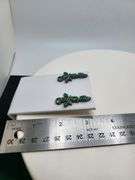 Handmade Elegant Earrings with 5.0ct Natural Colombian Emeralds & 0.5ct Diamond Accents