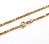 18kt Yellow gold Tinsel chain necklace