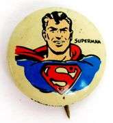 Vintage D.C. Superman Pin