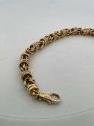 14K SOLID GOLD BYZANTINE STYLE LADIES BRACELET