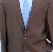 Stylish Comfort Fit Brown Suit, Made in Italy