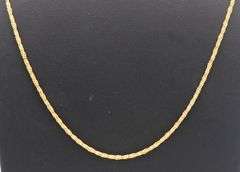 18kt Yellow gold Tinsel chain necklace