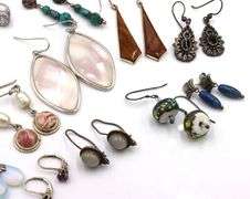 Vintage 925 sterling silver group lot of earrings
