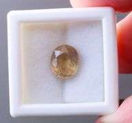 Untreated! Tanzanian! 2.67ct glittering orange Sapphire!