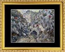 Collectible Vincent Van Gogh, The Ravine at Les Peyroulets, 1889