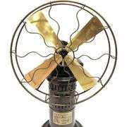 15-Inch Steam-Driven Table Fan Brass Blades