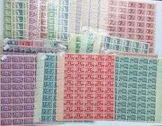 23 3 Cent US Comm Sheets 1940 s 50 s Era.