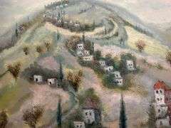 Collectible oil on canvas by Albert Goldman (1922-2011)