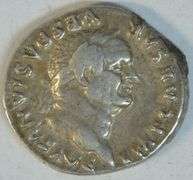 Ultra scarce high end Vespasian Roman Silver Denarius, 69-79 AD