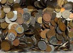 9 1/2 Pounds of Mixed World Coins