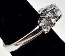 Five Stone Cz Band Ring in Sterling Silver