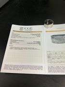 CERTIFIED 14K WHITE GOLD DIAMOND BAND