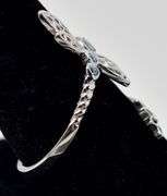 Cute Dragonfly Ring with Blue Gemstones in Sterling Silver