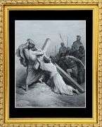 From 'The Bible Gallery', Antique Gustave Dore Circa 1880