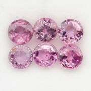 Collectors 3.17ct untreated pink Malaya Garnet set!