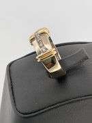CERTIFIED BRAND NEW 14K WHITE AND YELLOW GOLD DIAMOND BAND / RING