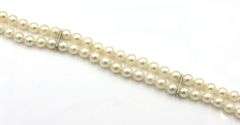 Pearl double row bracelet