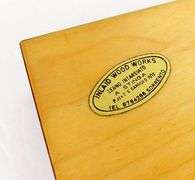 Vintage Italian Inlaid Wood Card Box