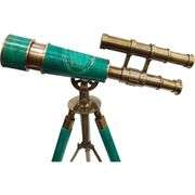 Brass Telescope with Tripod