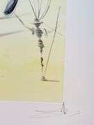 Exclusive Salvador Dali Pencil Signed Limited Edition Etching and Color Stencil from 'Twelve Tribes 