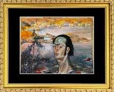 Rare Salvador Dali, Self Portrait with Neck of Raphael