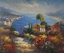 Vintage Painting on Canvas
