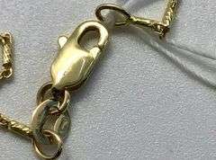 14K Yellow Gold Mini Riviera Lab Diamond Necklace