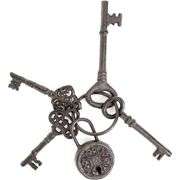 Cast Iron Skeleton Keys Set