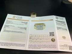 MEN'S BRAND NEW CERTIFIED DIAMOND RING, 14K GOLD