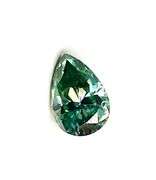 Ct Sparkling Paraiba Green Simulated Diamond Pear Cut Solitaire
